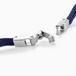 Bracelet Fabrice Acier Blanc - Bracelets cordons Homme | Marc Orian