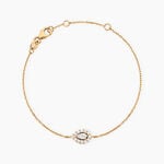 Bracelet Marcy Plaqu&eacute; Or Jaune Oxyde De Zirconium - Bracelets fantaisie Femme | Marc Orian