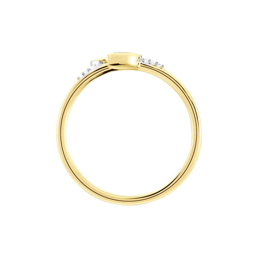 Bague Océan Or Jaune Topaze Oxyde De Zirconium - Bagues pierres fines Femme | Marc Orian