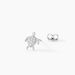 Boucles D'oreilles Puces Desert Argent Blanc Oxyde De Zirconium - Puces Femme | Marc Orian
