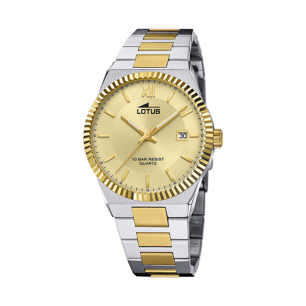 Montre Lotus Freedom Collection Dor&eacute; - Montres classiques Homme | Marc Orian