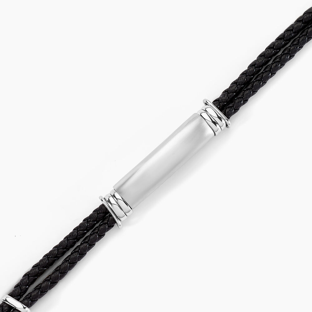 Bracelet Gaetan Acier Blanc - Bracelets cuir Homme | Marc Orian