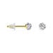 Boucles D'oreilles Puces Fidelia Boule Or Jaune Boules Cristal - Puces Femme | Marc Orian