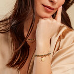 Bracelet Acier Dor&eacute; Jaspe Africain - Bracelets Medailles Femme | Marc Orian