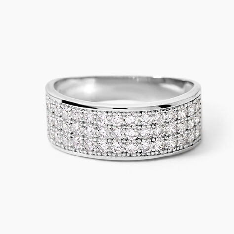 Bague Cecelia Argent Blanc Oxyde De Zirconium - Bagues avec pierre Femme | Marc Orian