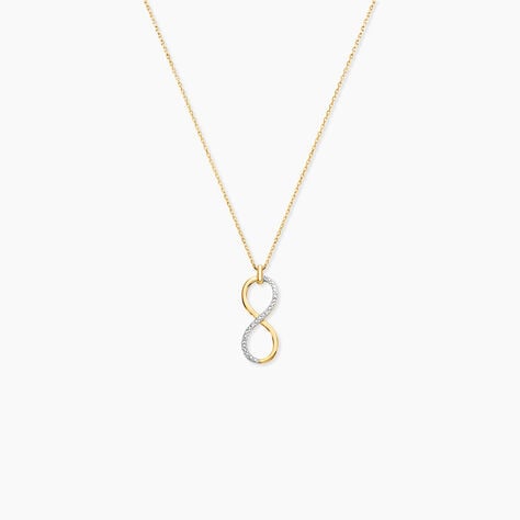 Collier Infino Or Jaune Diamant - Colliers avec pierres Femme | Marc Orian
