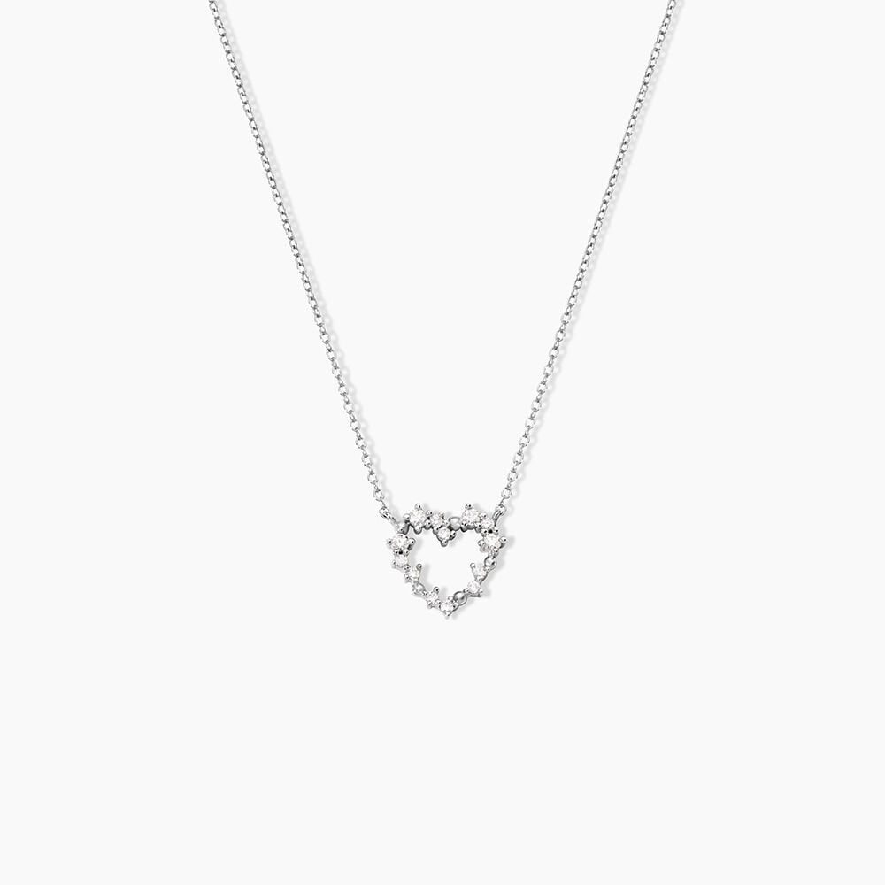 Collier Lovella Argent Blanc Oxyde De Zirconium - Colliers avec pierres Femme | Marc Orian