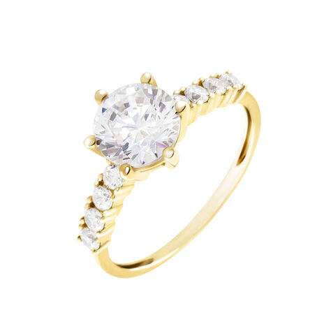 Solitaire Or Jaune Rachile Oxyde - Bagues Solitaire Femme | Marc Orian