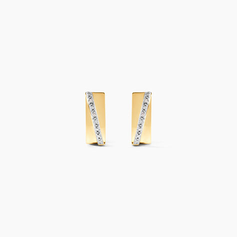 Cr&eacute;oles Timira Or Jaune Diamant - Cr&eacute;oles Femme | Marc Orian