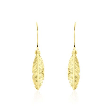 Boucles D'oreilles Pendantes Delphinium Or Jaune - Pendantes Femme | Marc Orian