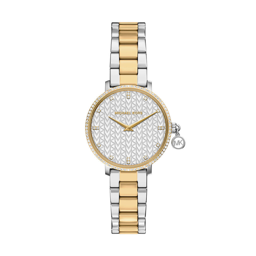 Montre Michael Kors Mini Pyper Blanc - Montres &eacute;tanches Femme | Marc Orian