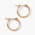 Cr&eacute;oles Anusha Plaqu&eacute; Or Dor&eacute; - Cr&eacute;oles Femme | Marc Orian