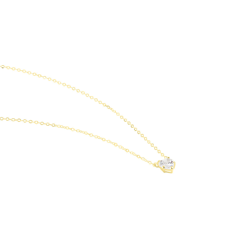 Collier Or Jaune Ava Oxyde De Zirconium - Colliers avec pierres Enfant | Marc Orian