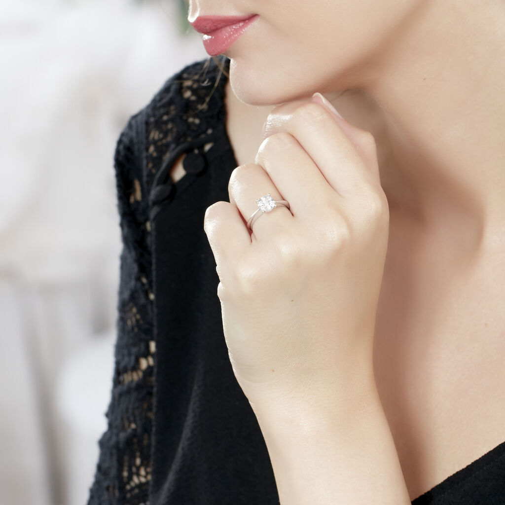 Bague Solitaire Dream Or Blanc Diamant - Bagues Solitaire Femme | Marc Orian