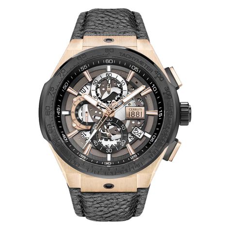 Montre Cerruti Ruscello Noir - Montres étanches Homme | Marc Orian