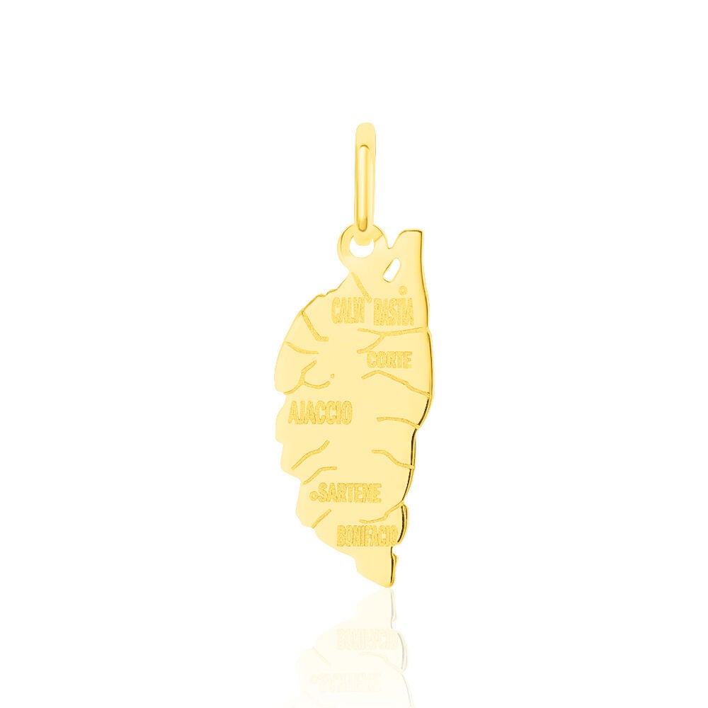 Pendentif Gaietana Corse Or Jaune - Bijoux personnalisés Famille | Marc Orian