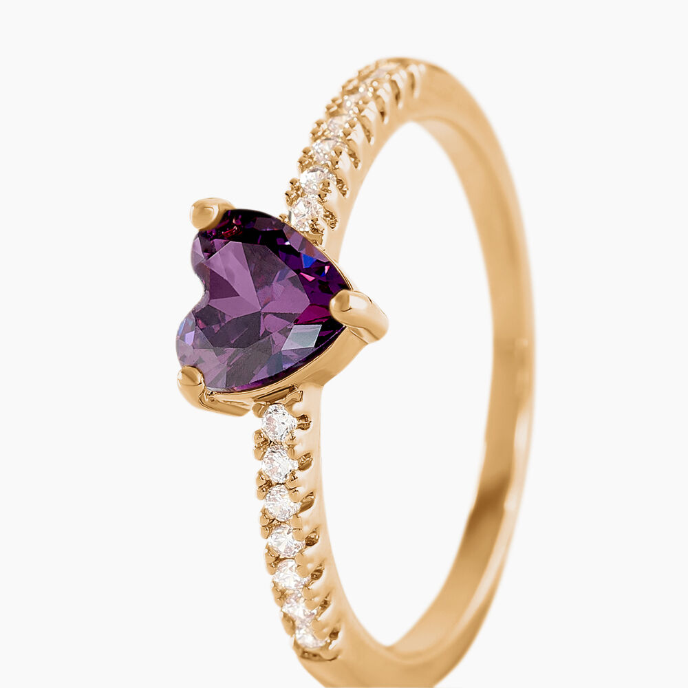 Bague Crush Plaqué Or Jaune Oxyde De Zirconium - Solitaires Femme | Marc Orian