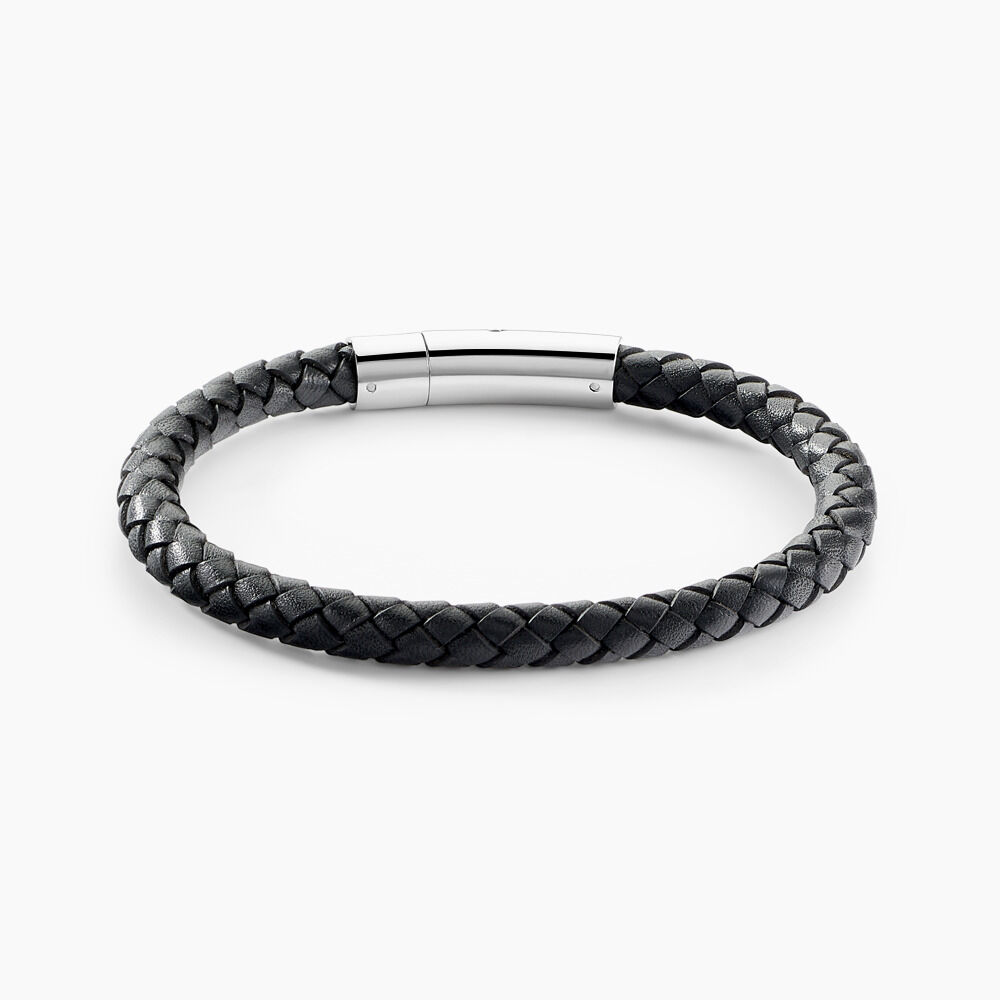 Bracelet Angelo Acier Blanc - Bracelets cuir Homme | Marc Orian