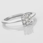 Bague Solitaire Or Blanc Dream Diamants - Parures de mariage Femme | Marc Orian
