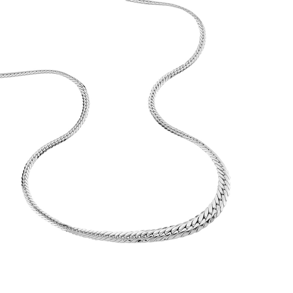 Collier Ivria Danilo Maille Anglaise Or Blanc - Chaines Femme | Marc Orian
