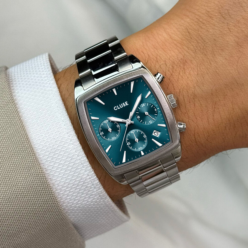 Montre Cluse Quartaut Chrono Bleu - Montres étanches Homme | Marc Orian