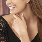 Boucles D'oreilles Puces Effie Argent Blanc Oxyde De Zirconium - Puces Femme | Marc Orian