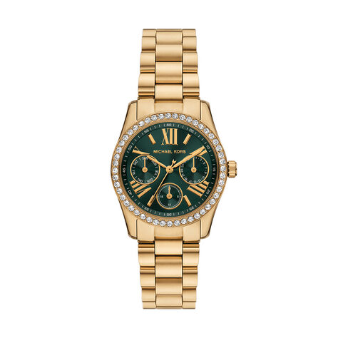 Montre Michael Kors Lexington Lux Vert - Montres &eacute;tanches Femme | Marc Orian