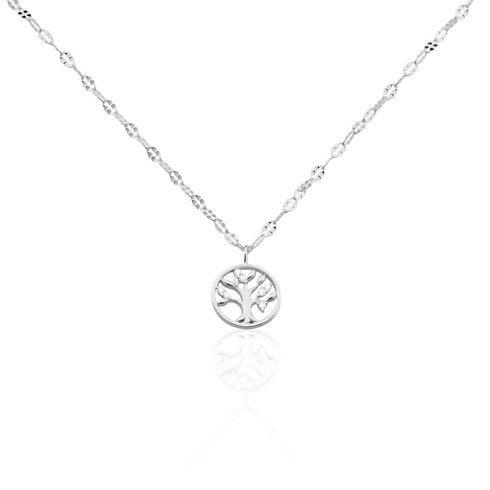 Collier Larrie Argent Oxyde De Zirconium - Colliers avec pierres Femme | Marc Orian