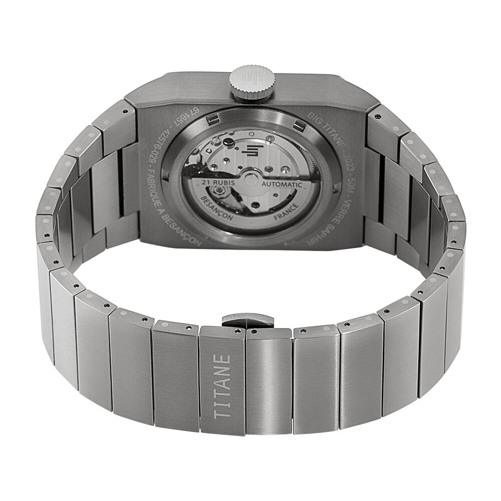 Montre Lip Big Titane Noir - Montres automatiques Homme | Marc Orian