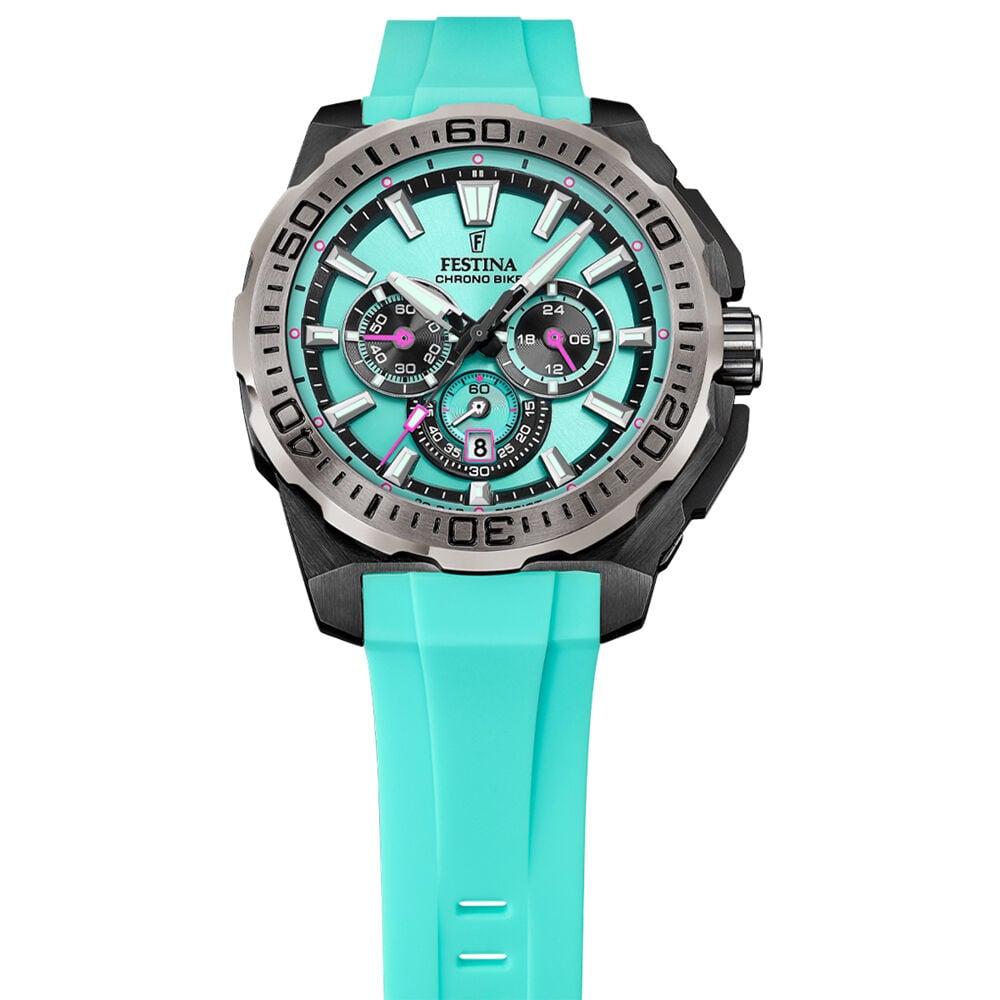 Montre Festina Chrono Bike 3 Turquoise - Nouveautés Homme | Marc Orian
