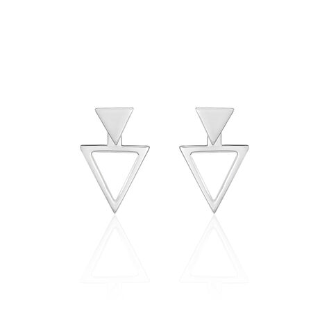 Bijoux D'oreilles Katie Argent Blanc - Piercings d'oreilles Femme | Marc Orian