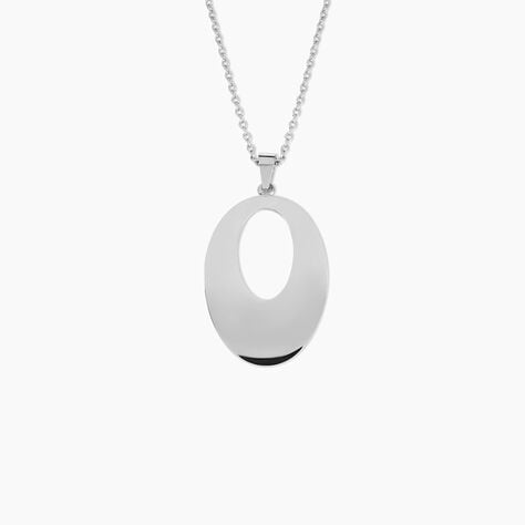 Collier Sautoir Hilarius Acier Blanc - Sautoirs Femme | Marc Orian