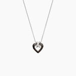 Collier Nolwen Argent Blanc C&eacute;ramique Et Oxyde De Zirconium - Colliers avec pierres Femme | Marc Orian