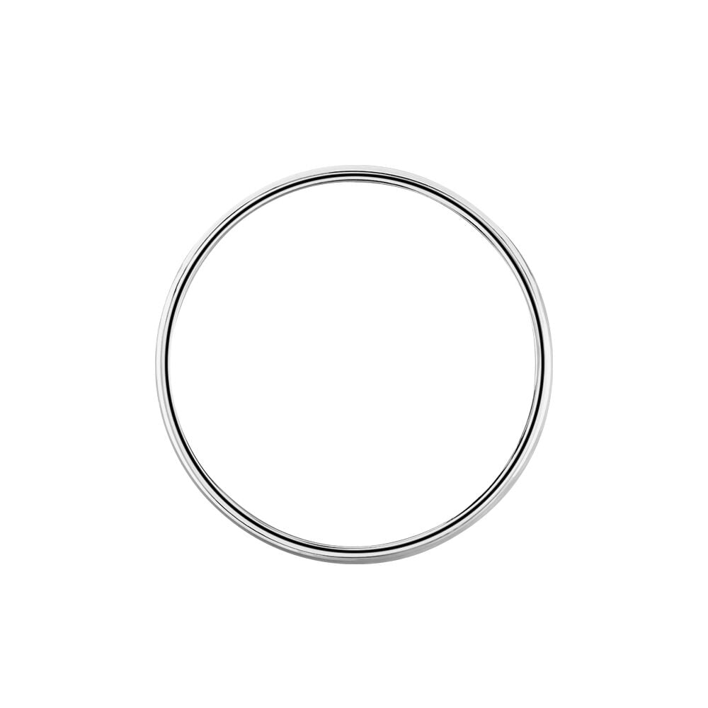 Alliance Isidorius Ruban Bombe Or Blanc - Alliances personnalis&eacute;es Famille | Marc Orian