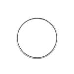 Alliance Isidorius Ruban Bombe Or Blanc - Alliances personnalis&eacute;es Famille | Marc Orian