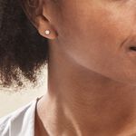 Boucles D'oreilles Puces Aphrodite Or Jaune Diamant - Puces Famille | Marc Orian