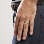 Alliance Effet Mat Ruban Plat Or Bicolore - Alliances duo Unisex | Marc Orian