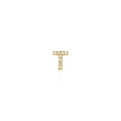 Boucle D'oreille Puce Unitaire Jodoca Or Jaune Oxyde De Zirconium - Puces Femme | Marc Orian