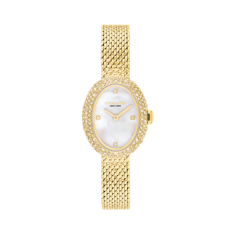 Montre Coach Sammy Nacre Blanche - Montres &eacute;tanches Femme | Marc Orian