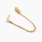 Boucles D'oreilles Pendantes Plaqu&eacute; Or Lienard Oxydes De Zirconium - Pendantes Femme | Marc Orian