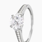 Bague Viky Argent Blanc Oxyde De Zirconium - Bijoux fantaisie Femme | Marc Orian