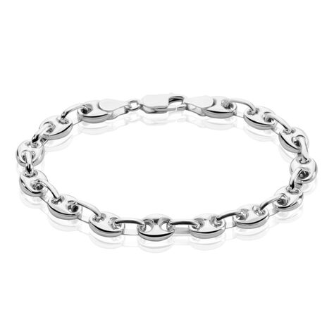 Bracelet Carrus Argent Blanc - Bracelets fantaisie Homme | Marc Orian