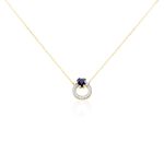Collier Ambrosine Or Jaune Saphir Diamant - Colliers avec pierres Femme | Marc Orian