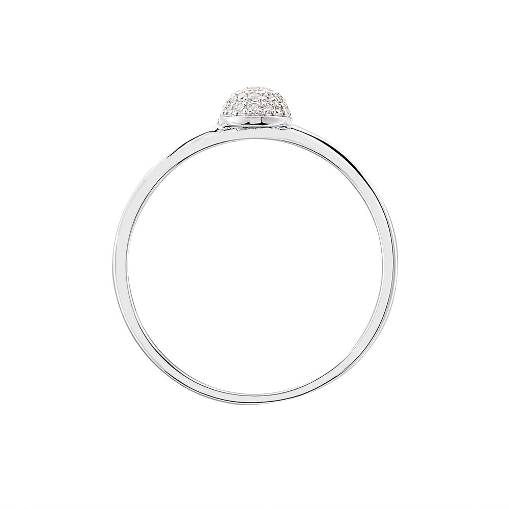 Bague Solitaire Karel Or Blanc Diamant - Solitaires Femme | Marc Orian