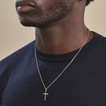 Pendentif Desilia Cisel&eacute;e Argent Blanc - Bijoux fantaisie Famille | Marc Orian