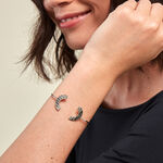 Jonc Harper Argent Blanc - Bracelets joncs Femme | Marc Orian