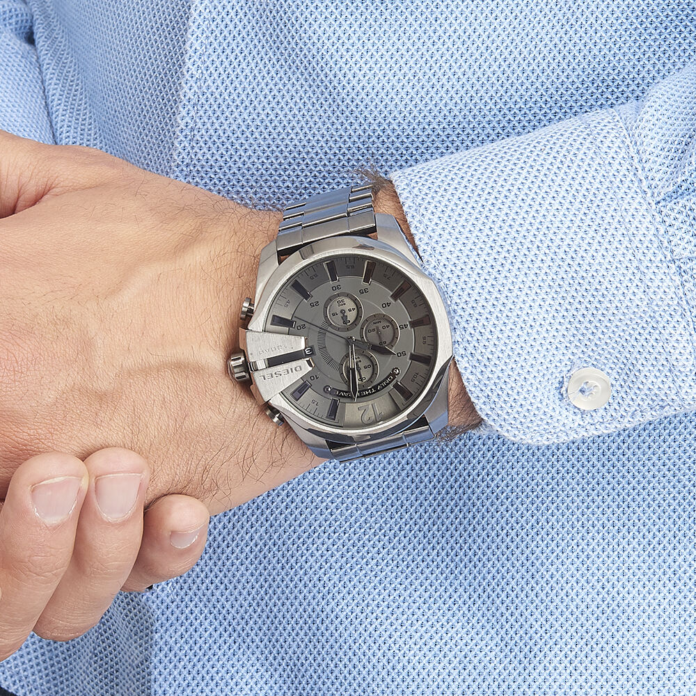 Montre Diesel Mega Chief Gris - Montres étanches Homme | Marc Orian
