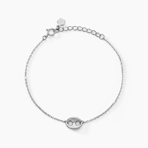 Bracelet Viana Argent Blanc - Bracelets fantaisie Femme | Marc Orian