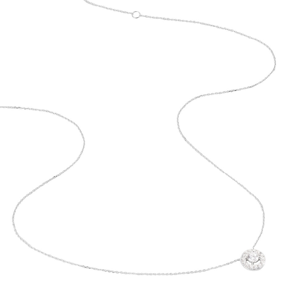 Collier Star Or Blanc Oxyde De Zirconium - Colliers avec pierres Femme | Marc Orian