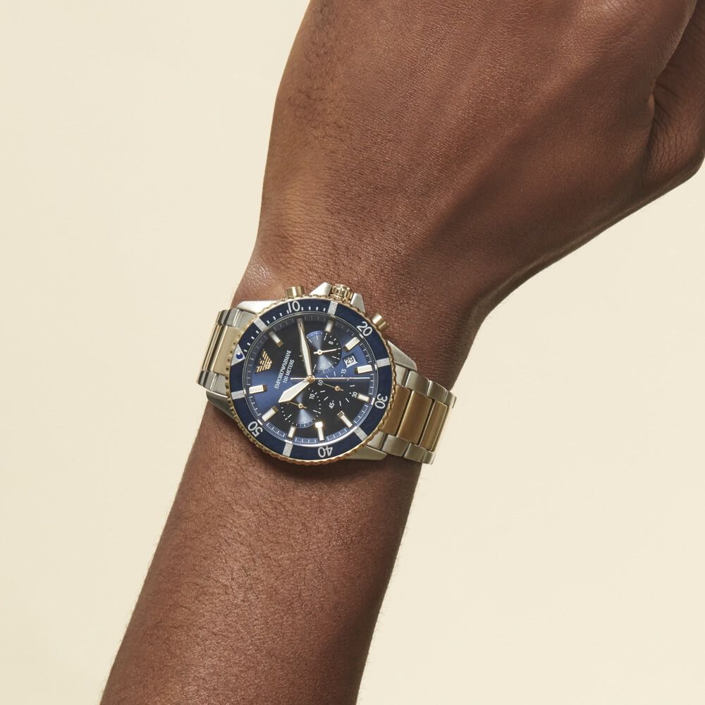 Montre Emporio Armani Bleu - Montres étanches Homme | Marc Orian
